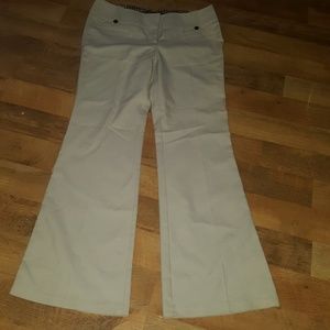 Women's Cream Flared Pants